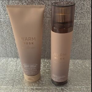 Warm Musk Body Cream and Mist Set